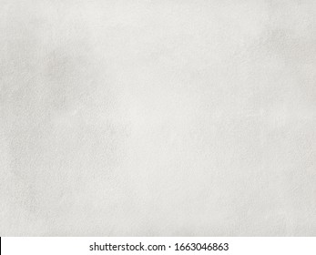 White Cement Wall Background In Vintage Style For Graphic Design Or Wallpaper. Pattern Of Soft Concrete Floor In Retro Concept.