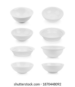 White Ceramic Bowl Isolated On White Stock Photo 1870448092 | Shutterstock