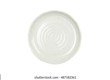 white ceramic plate isolated on white background. - Powered by Shutterstock