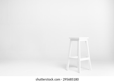 White Chair With White Background