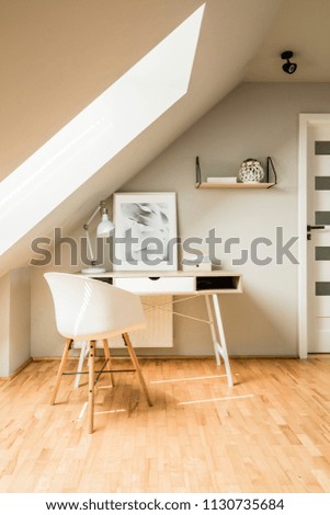 Image, Stock Photo attic apartment