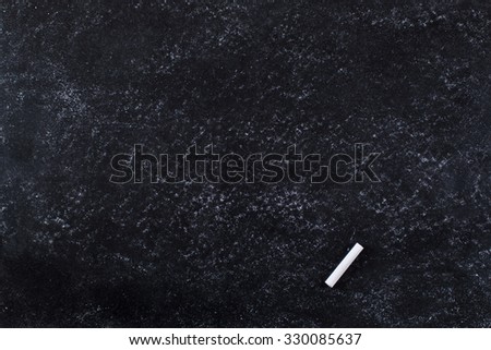 White chalk on texture dity balckboard background