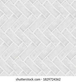 White Chevron Floor Tile Texture With Crackle Finish