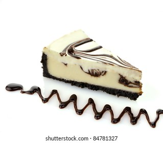 White  Chocolate Cheesecake Slice