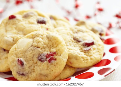 White Chocolate Chip Cranberry Cookies