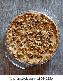 White Chocolate Pie With Nuts And Almonds