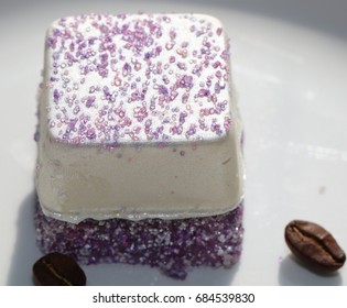 White Chocolate Truffle with Sugar Plum Fairy Dust