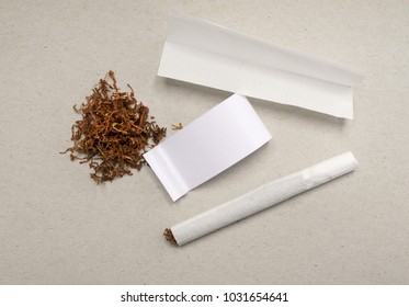 White Cigarette Paper Cartonboard Filter Tip Stock Photo 1031654641 ...