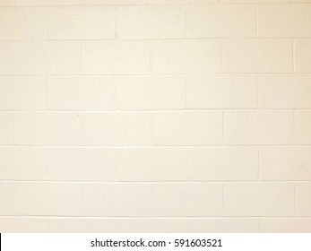 White Cinderblock Wall Background