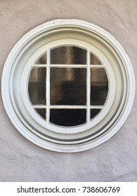 white circle window