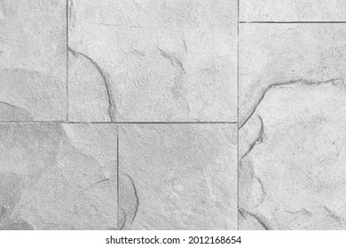 White Cladding Stone House Exterior Floor Tiles texture and background seamless