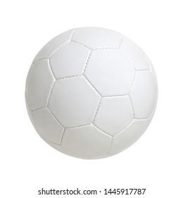 White Classic Soccer Ball Isolated
