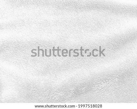 White clean wool  texture background. light natural sheep wool. white seamless cotton. texture of fluffy fur for designers. close-up fragment white wool carpet.