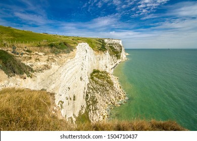 White Cliffs Of Dover In Kent Area At The Southeast Of England