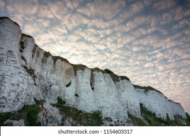 White Cliffs Of Dover At Sunset