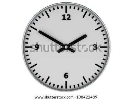 White clock