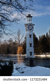 white clock tower
