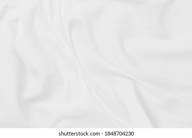 White Cloth Background Soft Wrinkled Fabric Stock Photo 1848704230 ...