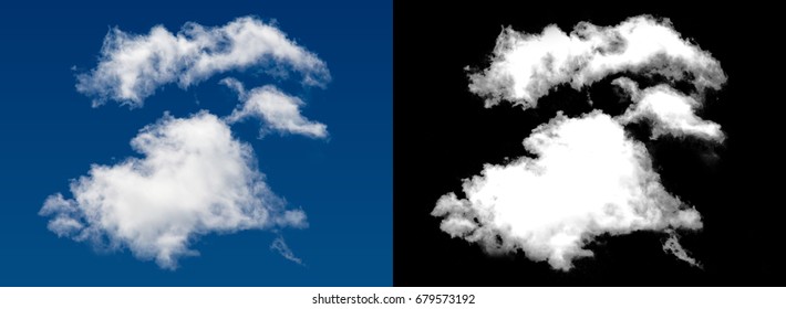 White Cloud With Alpha Channel