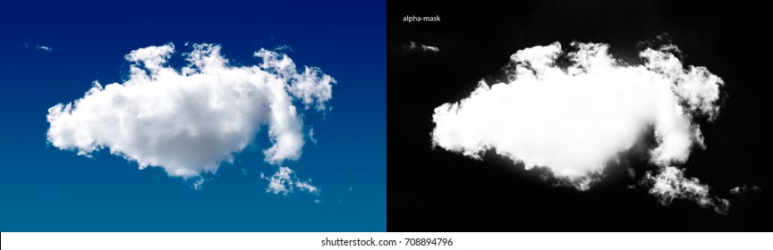 White Cloud With Alpha Channel