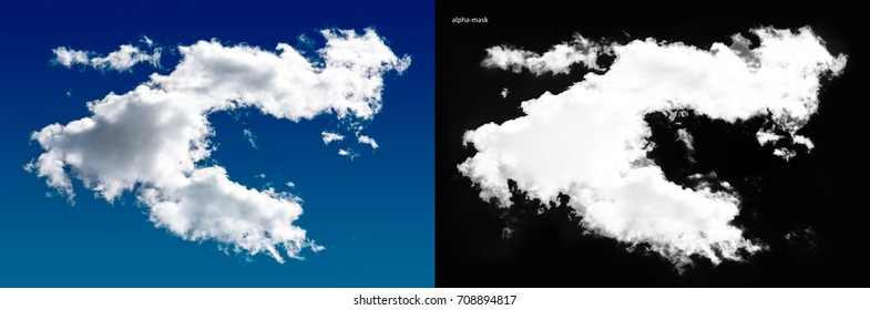 White Cloud With Alpha Channel