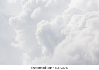 white cloud background and texture - Shutterstock ID 518723947