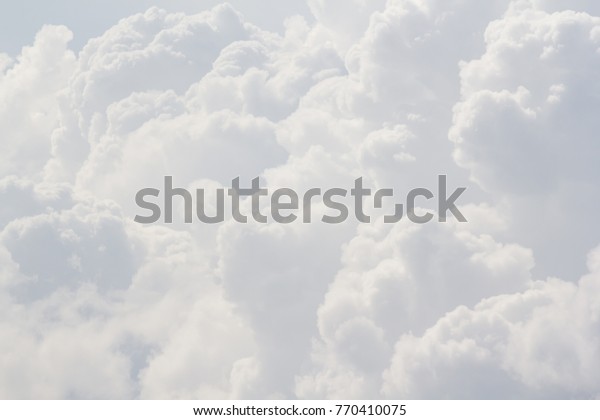 White Cloud Background Texture Stock Photo (Edit Now) 770410075