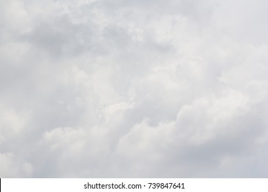 White Cloud Background And Texture, Cloudy Weather Forecast, Grey Sky