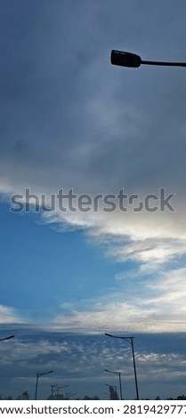 white cloud and bluesky for background