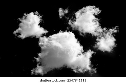 Nube blanca sobre fondo