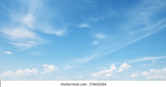 white cloud blue sky