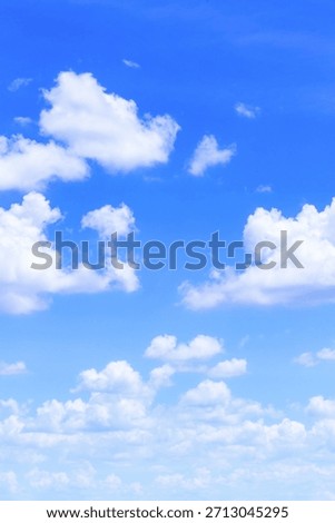 White clouds background image in blue sky