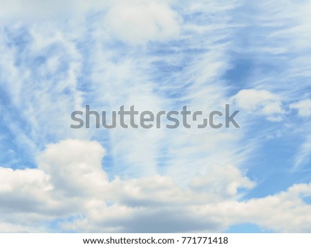 Similar – Wolkenbilder weiß Himmel