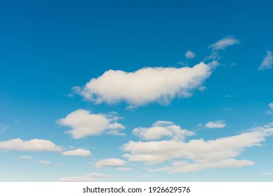 White clouds in blue sky.Winter cold clouds blue heaven background. - Shutterstock ID 1926629576