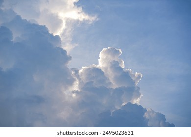 white clouds in the evening sky - Powered by Shutterstock