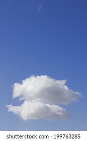 White Clouds Floating In The Blue Sky