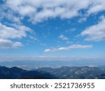 White clouds over the horizon, Nízke Tatry, Slovakia