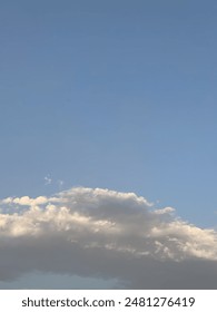 white clouds in a sky