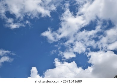 white clouds in the sky