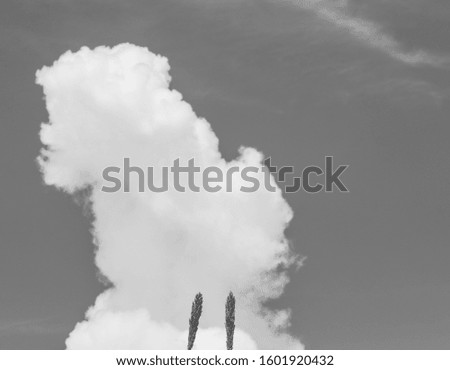 Similar – Image, Stock Photo smoking area No smoking