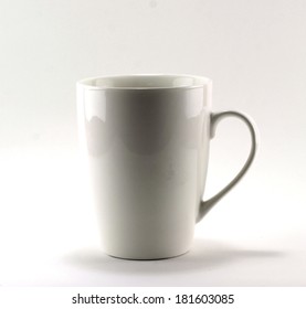 White Coffe Mug Isolated On A White Background