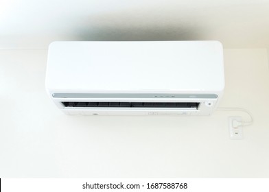 Air Conditioner Vector Background Ad Stock Vector (Royalty Free) 1095696032