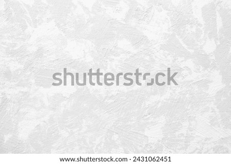 White color Venetian plaster Wall Background. Beautiful Abstract Whitewash Decorative Stucco. Light Texture With Copy Space for design.