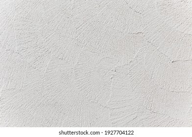 White concrete plaster wall background material.
