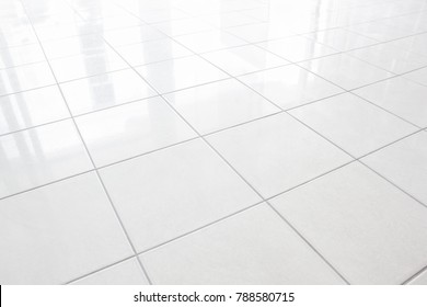 White Concrete Tile Floor Modern Floors And Textures Square Ceramic Mosaic Cube Pattern For Home Ideas Business And For Decorating The Bedroom. White Rectangle Mosaic Tiles Texture Background. 