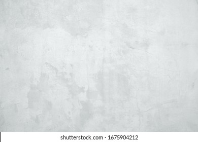 White Concrete Wall Texture Abstract Background