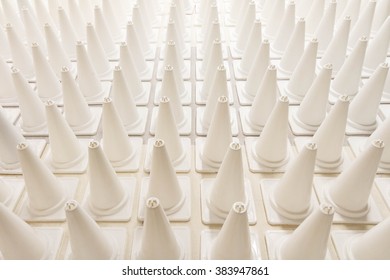 White Cones - Powered by Shutterstock - Get 15% off with code: PIKWIZARD15