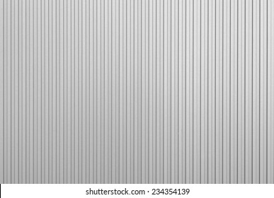 white Corrugated metal texture surface 
