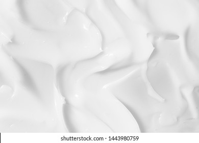 White cosmetic cream texture. Lotion, skin care background. 