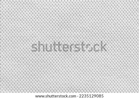White cotton boucle fabric texture as background